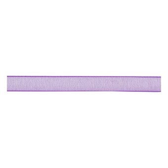 Purple Organdie Ribbon 6mm x 8m image number 2