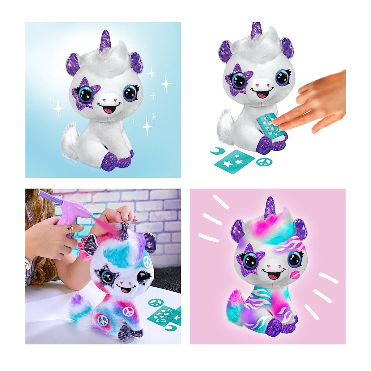 Airbrush Plush Unicorn | Hobbycraft