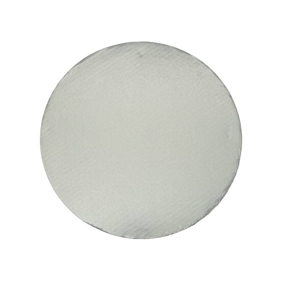 Silver Round Double Thick Card Cake Board 10 Inches image number 1