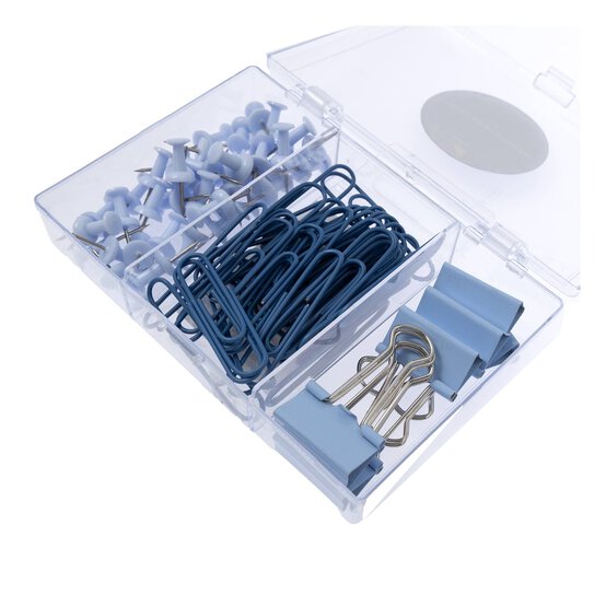 Blue Office Accessories Set image number 3