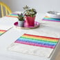 How to Make a Rainbow Placemat image number 1