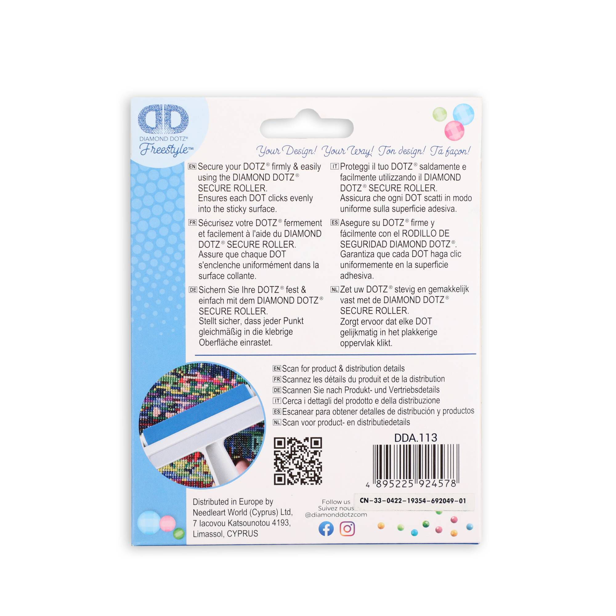 Diamond Dotz Freestyle Secure Roller Hobbycraft