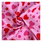 Sweet Hearts Polycotton Fabric by the Metre image number 1