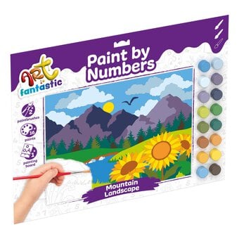 Mountain Landscape Paint by Numbers