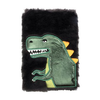Furry Dinosaur Notebook A5