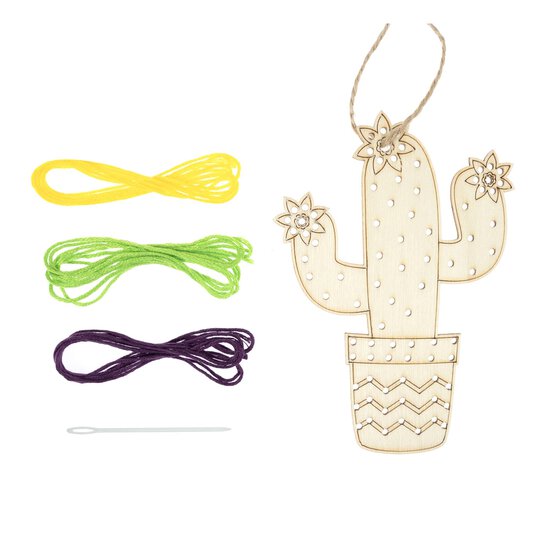 Cactus Wooden Threading Kit image number 3