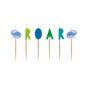 Dinosaur Pick Birthday Candles 6 Pack image number 2