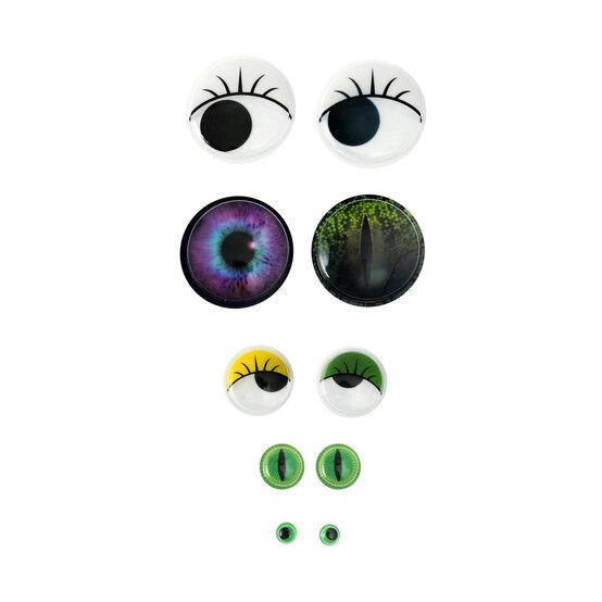 Self-Adhesive Assorted Googly Eyes 200 Pack image number 4