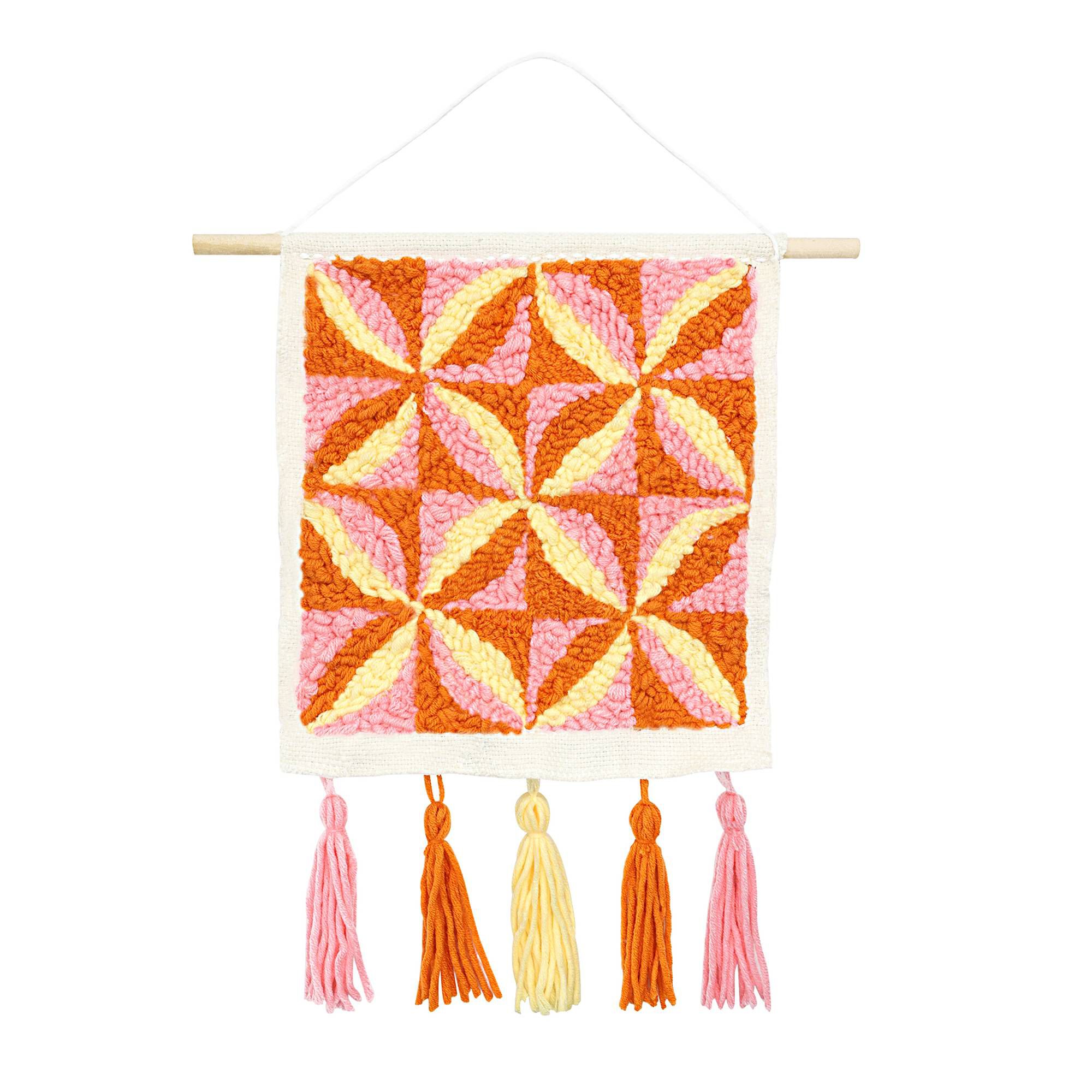Geometric Punch Needle Wall Hanging Kit Hobbycraft