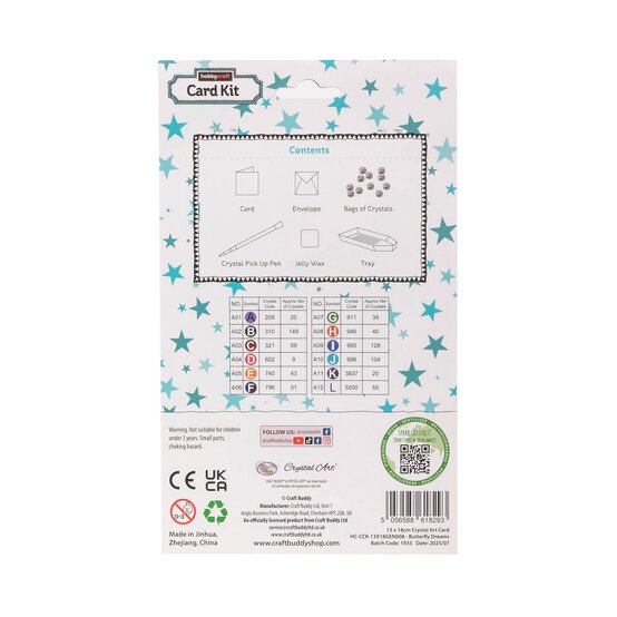 Crystal Art Butterfly Dreams Card Kit image number 5