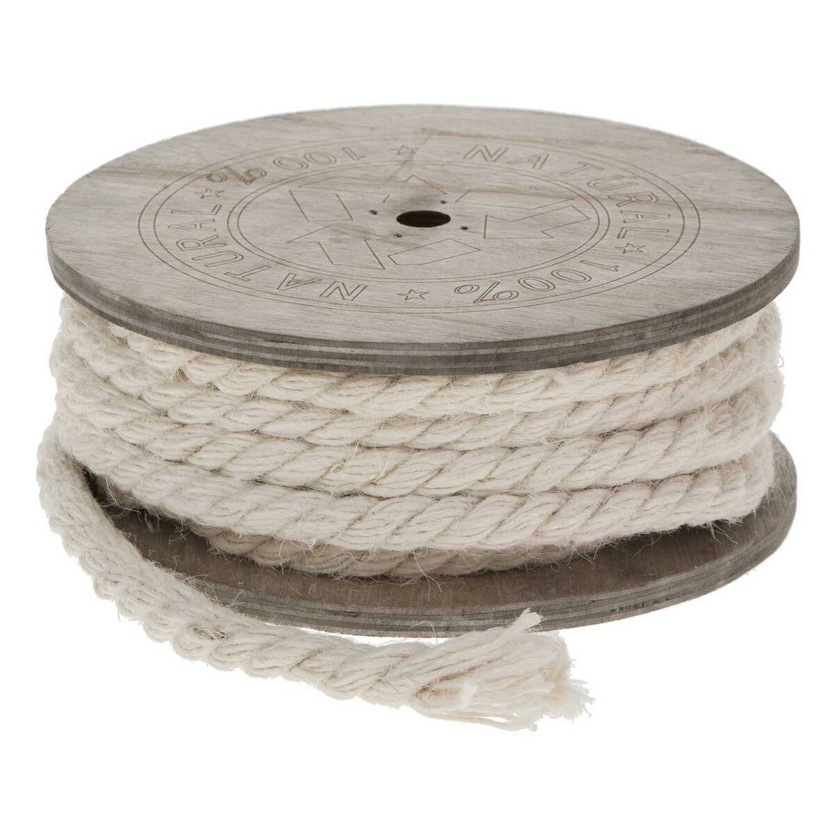 Cream Jute Rope Spool 7m Hobbycraft