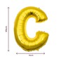 Extra Large Gold Foil Letter C Balloon image number 2