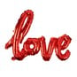 Red Cursive Love Foil Balloon image number 1