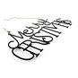 Black Metal Merry Christmas Sign 29cm  image number 3