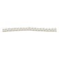 White Glass Pearl Bead String 29 Pieces image number 1