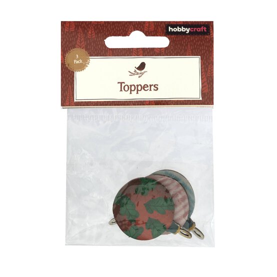 Wooden Bauble Toppers 3 Pack image number 5