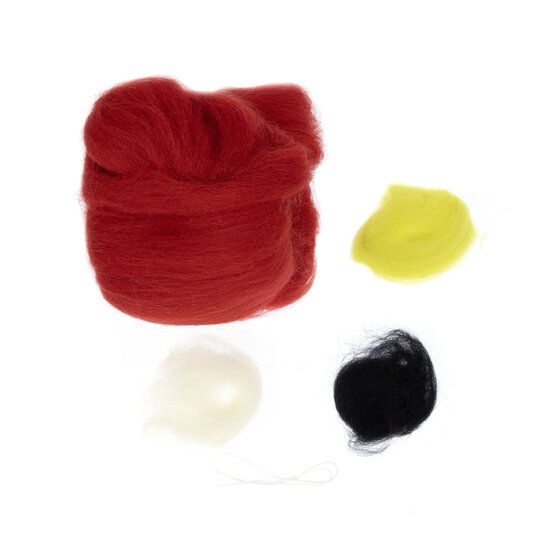 Red Dinosaur Felting Kit image number 3