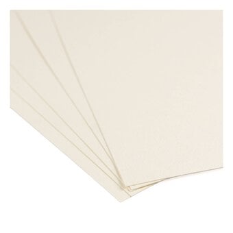 Ivory Hammered Card A4 10 Pack