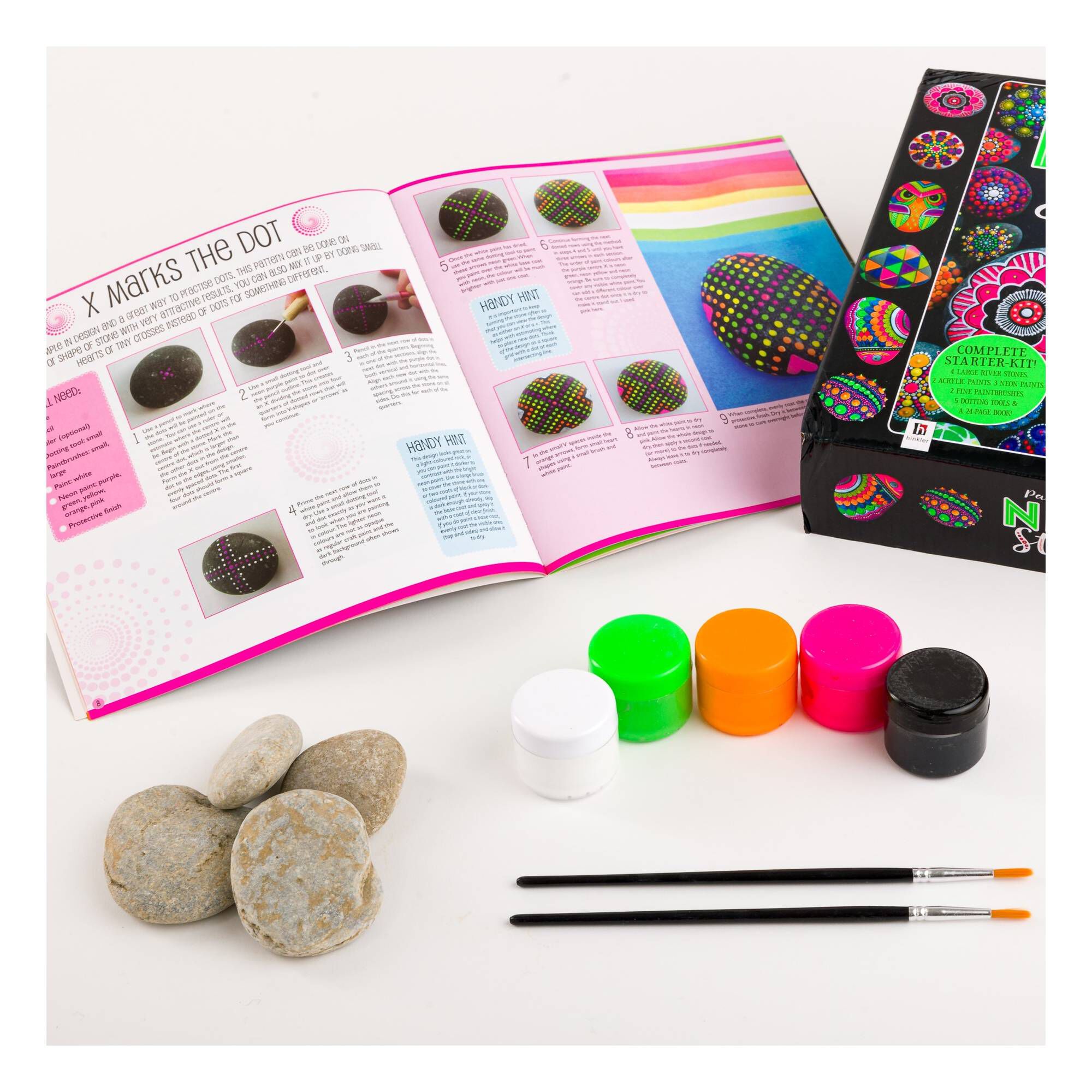 Paint Your Own Neon Stones Hobbycraft