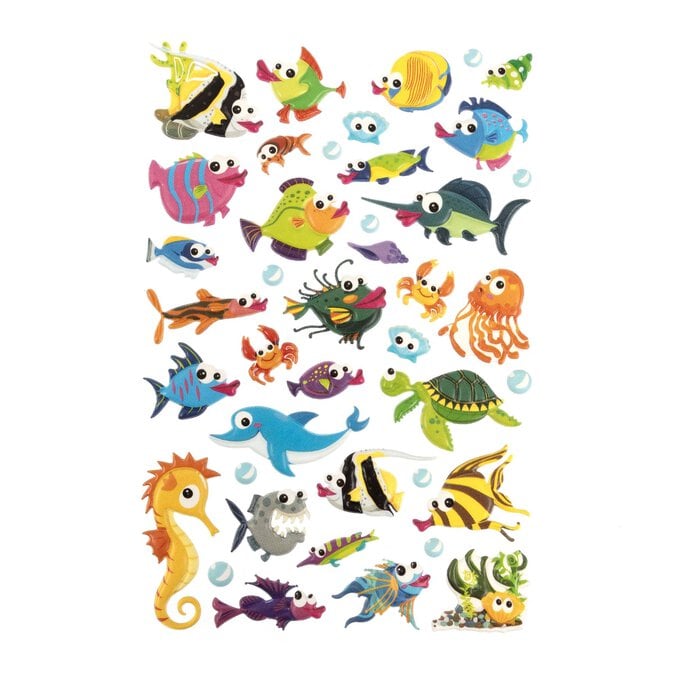 Fish Puffy Stickers image number 1