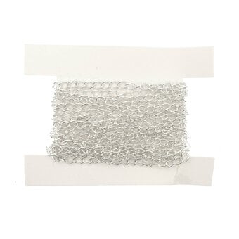 Silver Plated Heavy Curb Chain 4.5mm x 3m