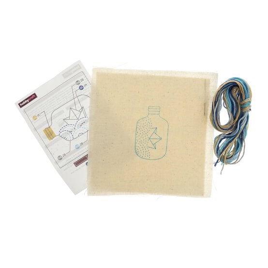Mini Paper Boat Embroidery Kit image number 3