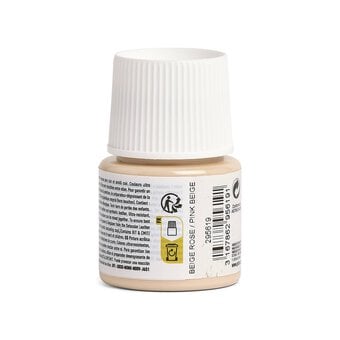Pebeo Setacolor Pink Beige Leather Paint 45ml image number 3