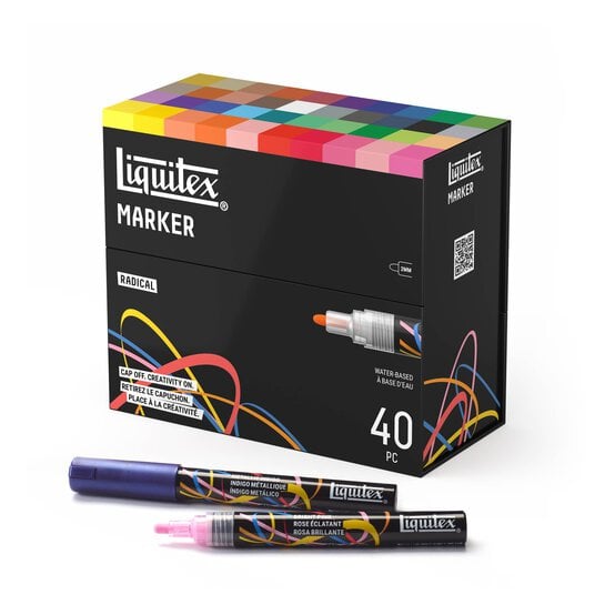 Liquitex Expression Markers 2mm 40 Pack image number 5