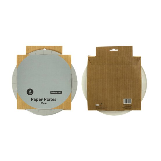 Silver Paper Plates 8 Pack  image number 4