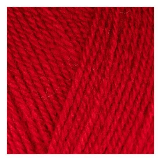 Knitcraft Red Everyday 4 Ply Yarn 100g image number 2