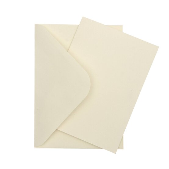 Ivory Cards A6 50 Pack image number 1