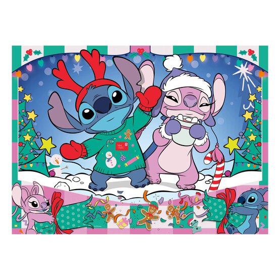 Ravensburger Disney Stitch Christmas XXL Jigsaw Puzzle 100 Pieces image number 2