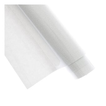 Siser Iridescent White Glitter Heat Transfer Vinyl 30cm x 50cm image number 2