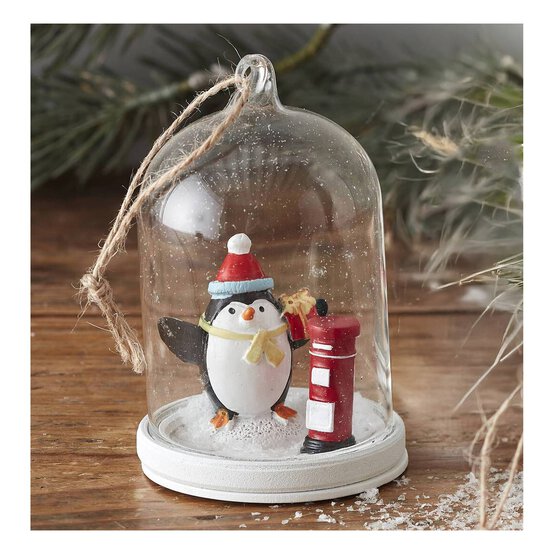 Fillable Glass Cloche Hanging Decoration 10cm image number 2