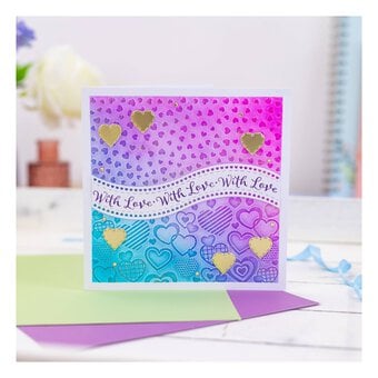 Gemini With Love Embossing Folder, Stamp and Die Set