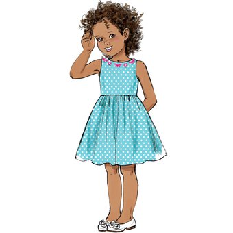 Butterick Kids’ Dress Sewing Pattern B6201 (6-8) image number 3
