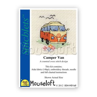 Mouseloft Stitchlets Camper Van Cross Stitch Kit