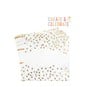 Create & Celebrate Gold Dotted Paper Napkins 12 Pack image number 1