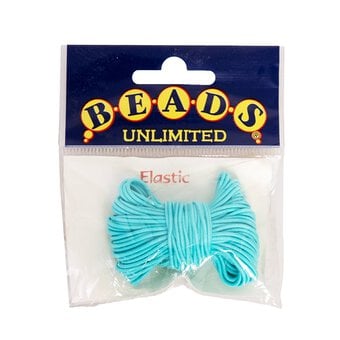 Beads Unlimited Turquoise Elastic 1mm x 3m image number 4