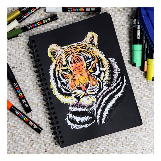 Uni-ball Posca Standard PC-5M Marker Pens 4 Pack image number 4