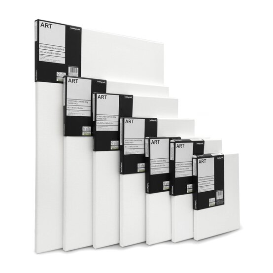 Stretched Canvas 45.7cm x 35.5cm 3 Pack image number 2