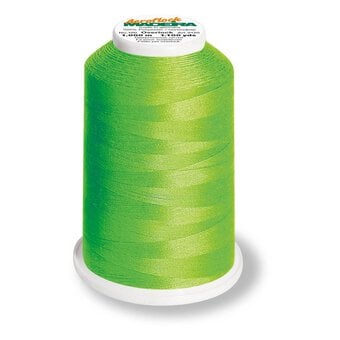 Madeira Neon Green Aeroflock Overlocker Thread 1000m (9950)