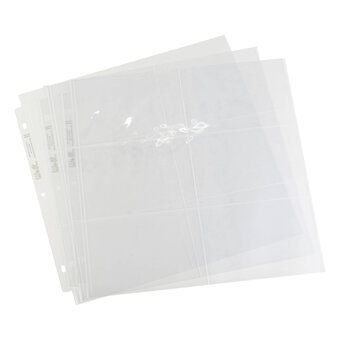 We R Makers 6-Pocket Post Page Protectors 12 x 12 Inches 10 Pack