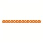 Hot Orange Grosgrain Polka Dot Ribbon 6mm x 5m image number 1