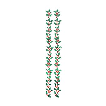 Holly Gem Stickers 2 Pack