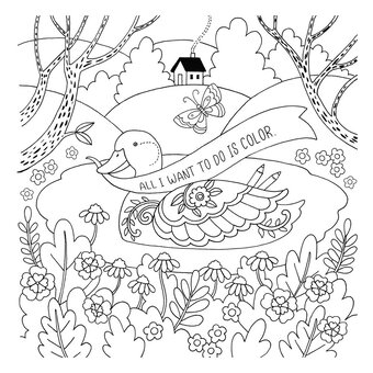 Life is Sweet Colouring Book