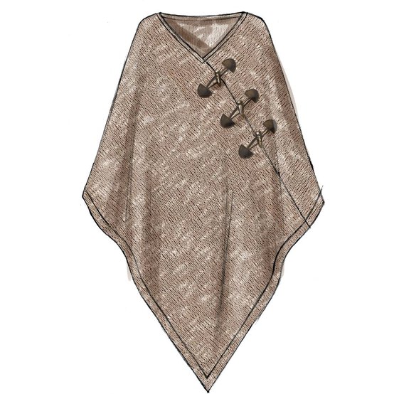 McCall’s Poncho Sewing Pattern M7846 (L-XL) image number 5