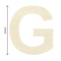 Small Wooden Letter G 6.5cm  image number 4