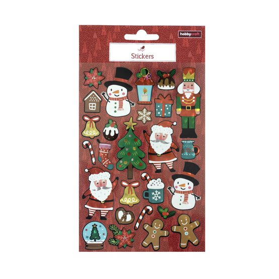 Outlined Christmas Stickers image number 3