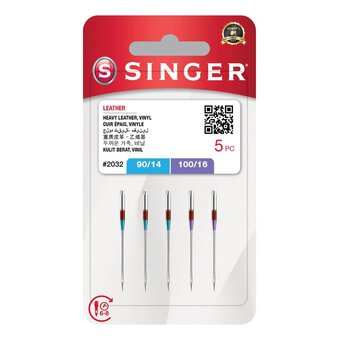 Singer Leather Machine Needles 5 Pack